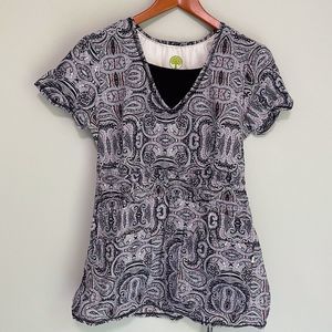 Healing Hands Scrub Top - Sz Medium